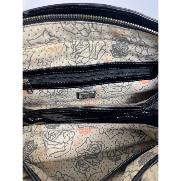 Guess Grey and Black Logo Purse Hand Bag - Picture 6 of 9